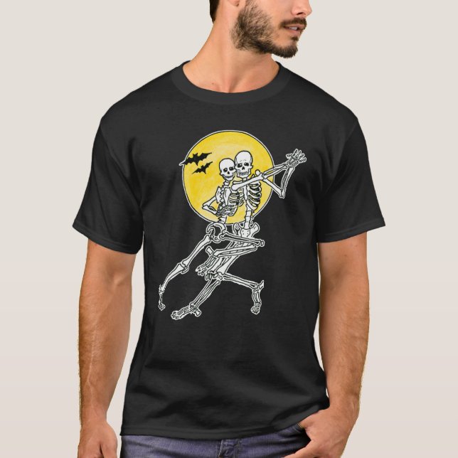 T-shirts Skeletons Dançantes Tshirt (Frente)