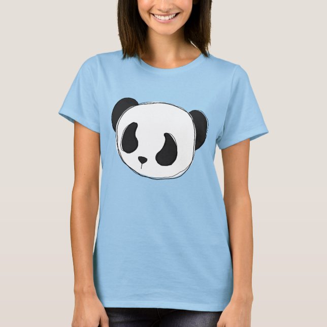 T-shirts sketch panda (Frente)