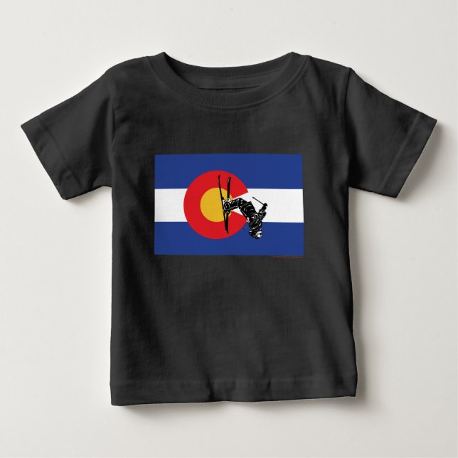 T-shirts Ski Colorado (Frente)