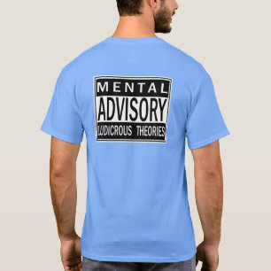 T-SHIRTS SKILLHAUSE - ADVISORY MENTAL - TEORIAS RIDÍCULOS