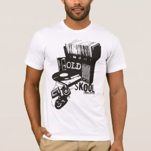 T-shirts Skool velho destruído vintage