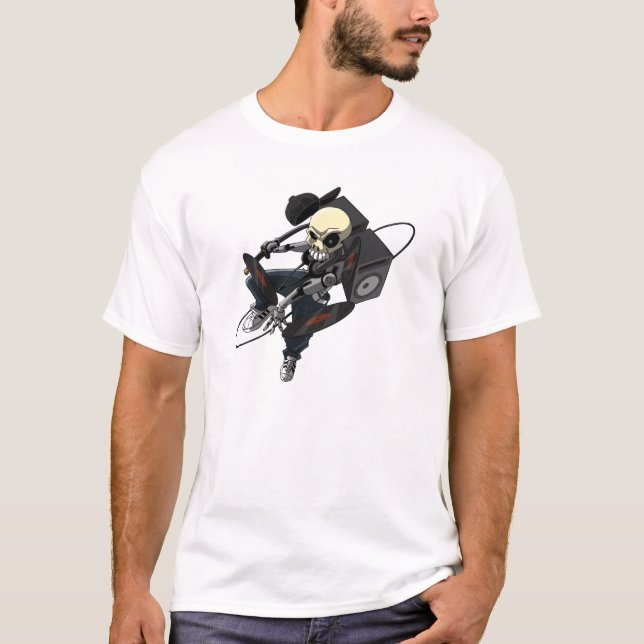 T-shirts Skull DJ Ninja (Frente)