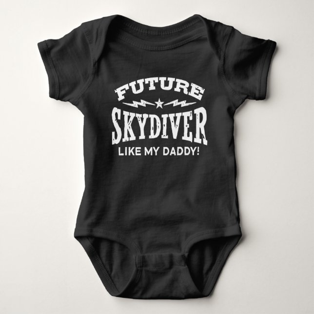T-shirts Skydiver Futuro Como Meu Pai (Frente)