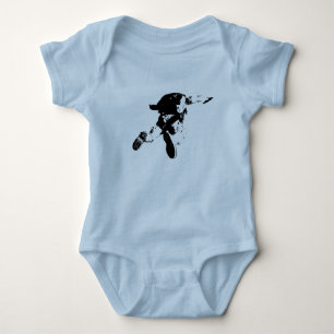 T-shirts Skydiving preto & branco