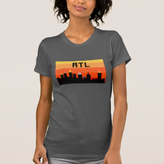 T-shirts Skyline de 8 bits ATL de Atlanta