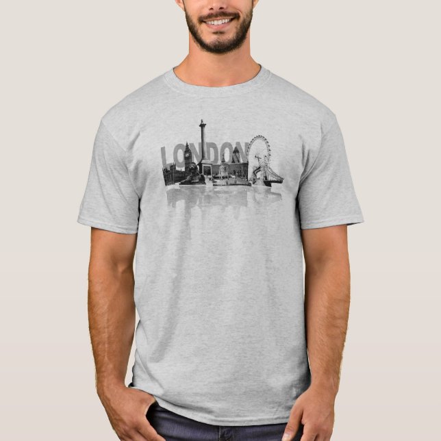 T-shirts Skyline de Londres (Frente)