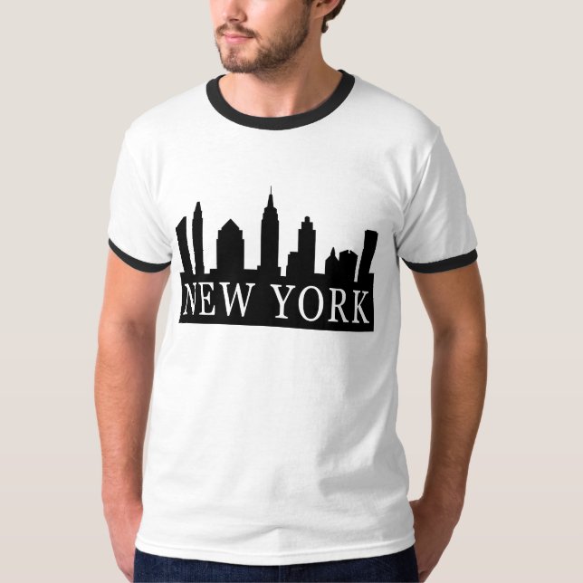 T-shirts Skyline de New York (Frente)