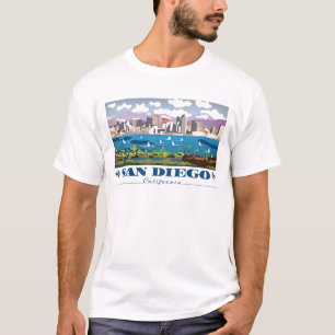 T-shirts Skyline de San Diego