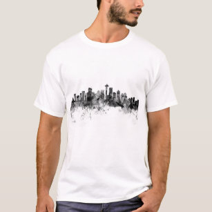T-shirts Skyline de Seattle Washington