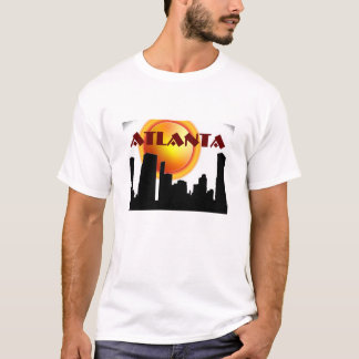 T-shirts Skyline e luz do sol de Atlanta