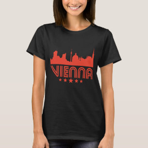 T-shirts Skyline retro de Viena