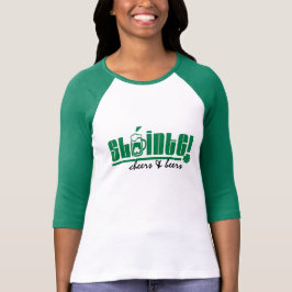 T-shirts Sláinte. Saúde e Cervejas. Rua, Dia de Patrick