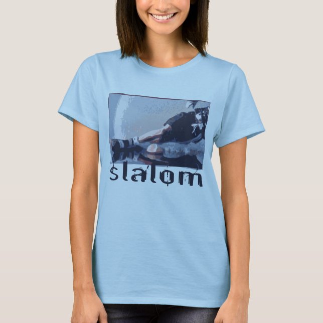 T-shirts Slalom Waterskier (Frente)