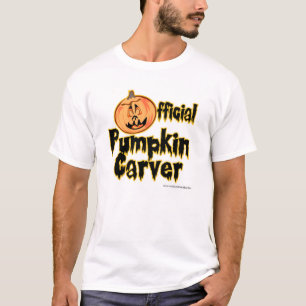 T-shirts Slogan Oficial de Pumpkin Carver Halloween