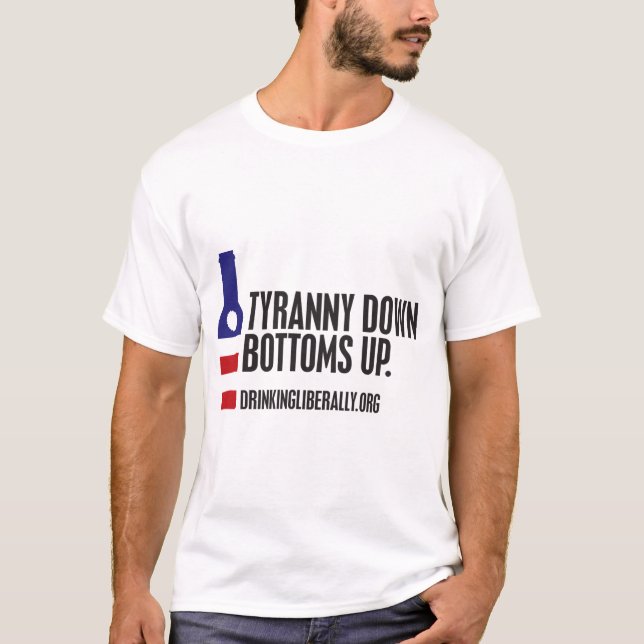 T-shirts slogan.TyrannyDownSansComma_0 (Frente)