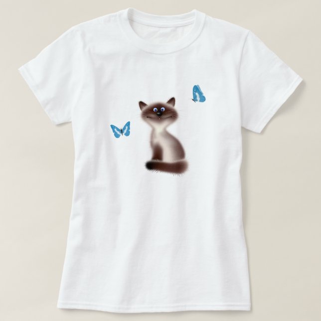 T-shirts Sly Cat (Frente do Design)