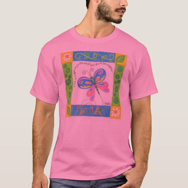 T-shirts Smile-Print-C10281110 (Frente)