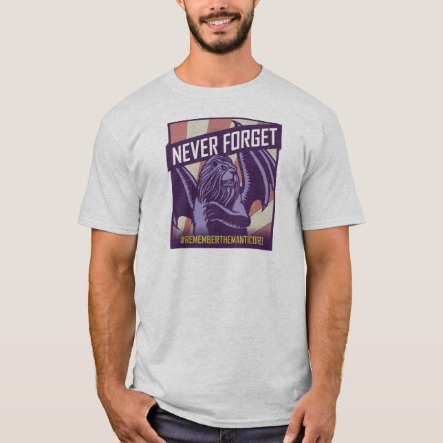 T-shirts SMITE: Manticore nunca esquece (Frente)