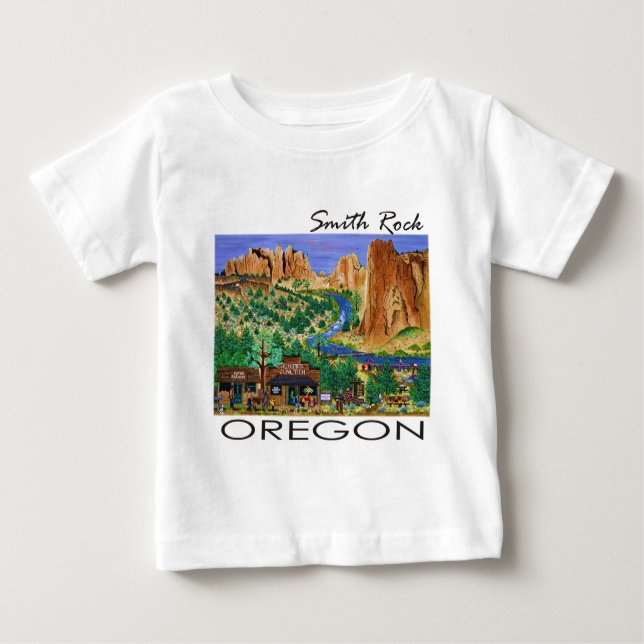 T-shirts Smith Rock ~ Oregon (Frente)