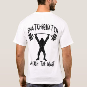 T-shirts Snatchsquatch, Cartoon Pé Grande, Besta, Giro Engr