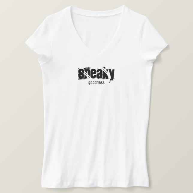 T-shirts Sneaky Goodness (Frente do Design)