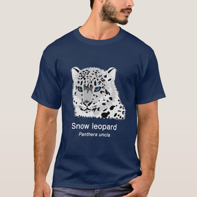 T-shirts Snow leopard (Frente)