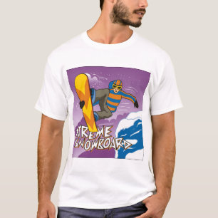 T-shirts Snowboard extremo
