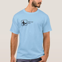 Snowboarder — Logotipo pequeno — Personalizável