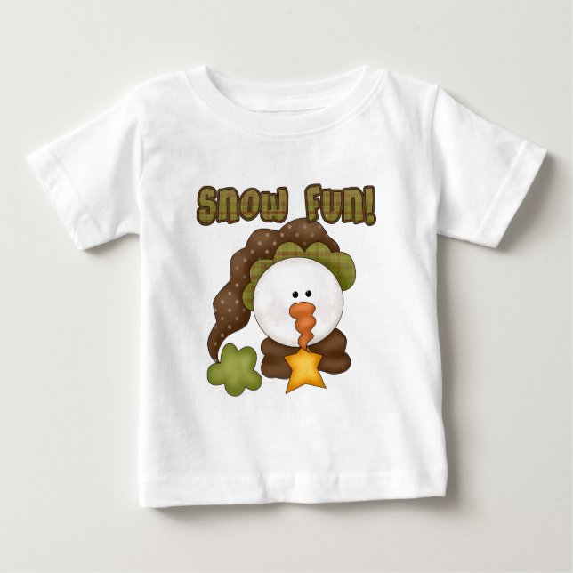 T-shirts Snowman - Snowman - Prim Country (Frente)
