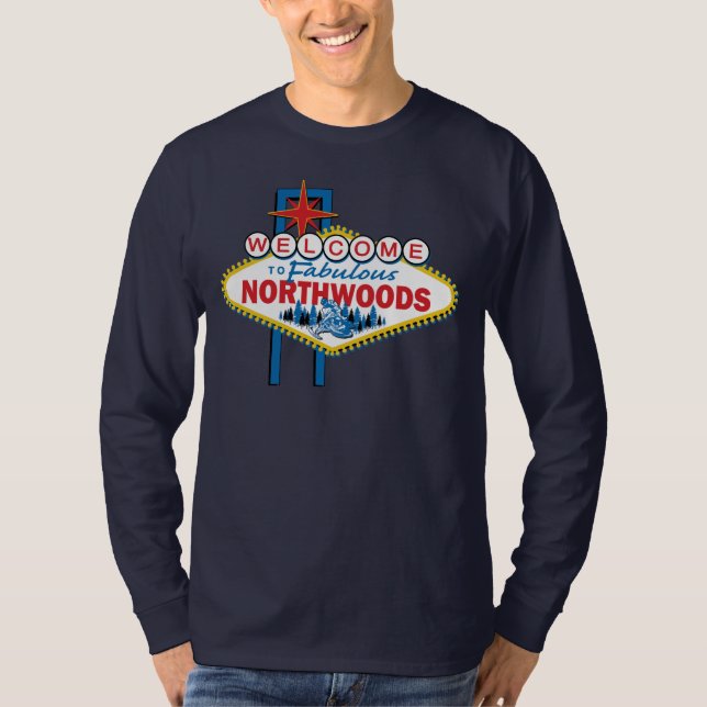 T-shirts Snowmobiling/Bem-vindo ao Noroeste (Frente)