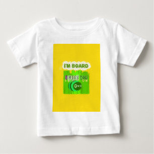 T-shirts Só engraçado Estou com saudades Estou entediado