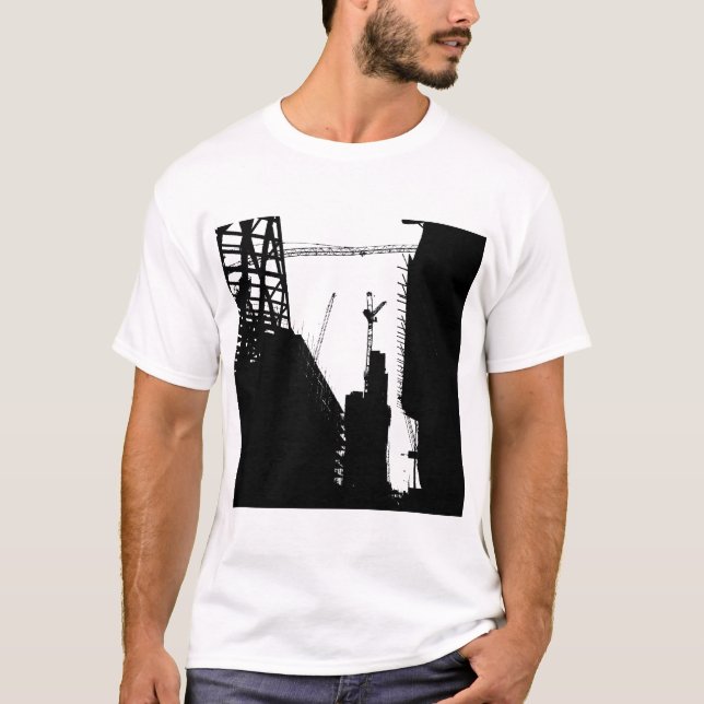 T-shirts Sob Contruction - personalizado (Frente)