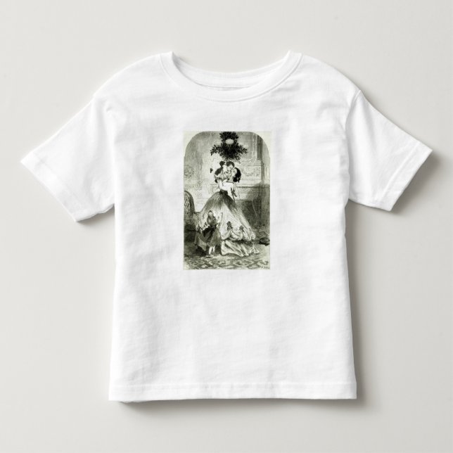 T-shirts Sob o Mistletoe (Frente)