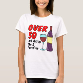 T-shirts Sobre 50 que envelhecem como o vinho