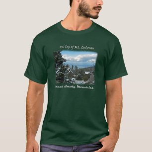T-shirts Sobre a arte da foto do Mt. LeConte G/M