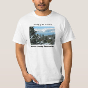 T-shirts Sobre a arte da foto do Mt. LeConte G/M
