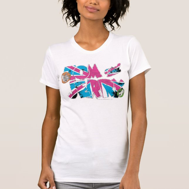 T-shirts Sobrecarga de Tom e Jerry UK (Frente)