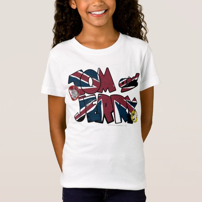 T-shirts Sobrecarga de Tom e Jerry UK 2 (Frente)