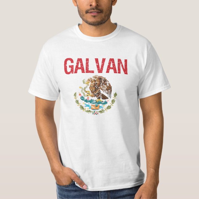 T-shirts Sobrenome de Galvan (Frente)