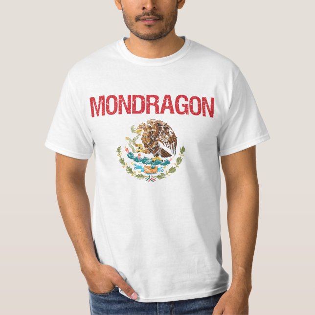 T-shirts Sobrenome de Mondragon (Frente)