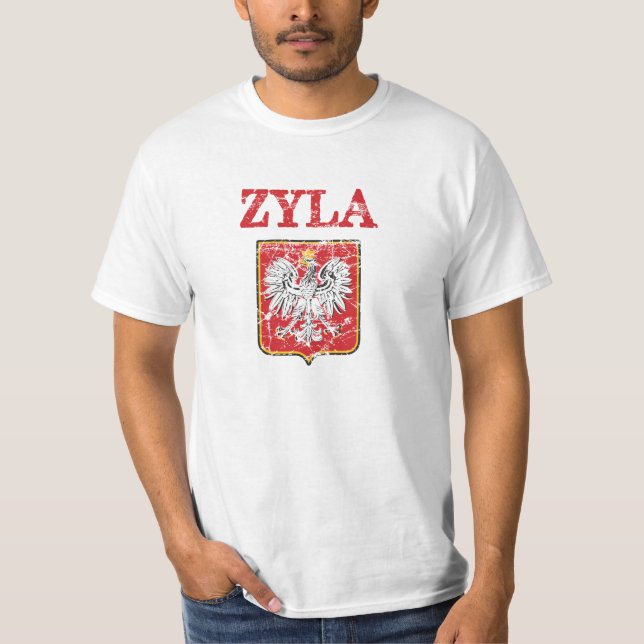 T-shirts Sobrenome de Zyla (Frente)