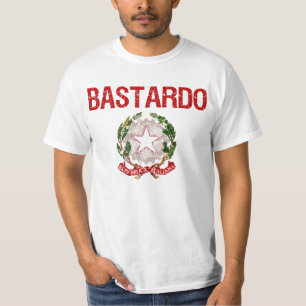 T-shirts Sobrenome do italiano de Bastardo