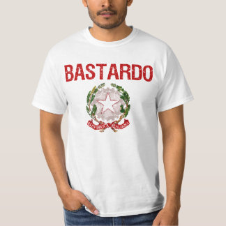 T-shirts Sobrenome do italiano de Bastardo