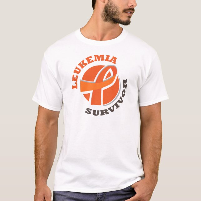 T-shirts Sobrevivente da leucemia (Frente)