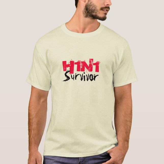 T-shirts Sobrevivente H1N1 (Frente)