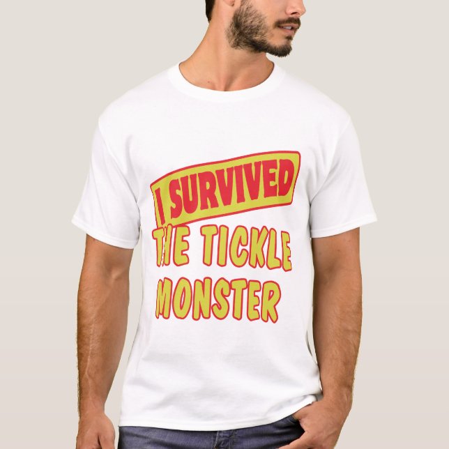T-SHIRTS SOBREVIVI AO MONSTRO DE BOLAS (Frente)