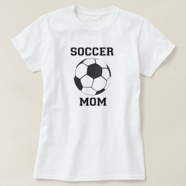 T-shirts Soccer Mãe (Frente do Design)