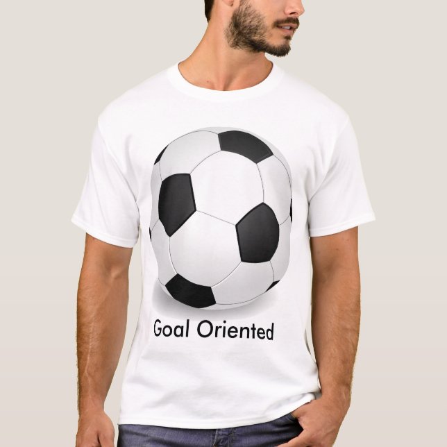 T-shirts soccerball, objetivo orientado (Frente)