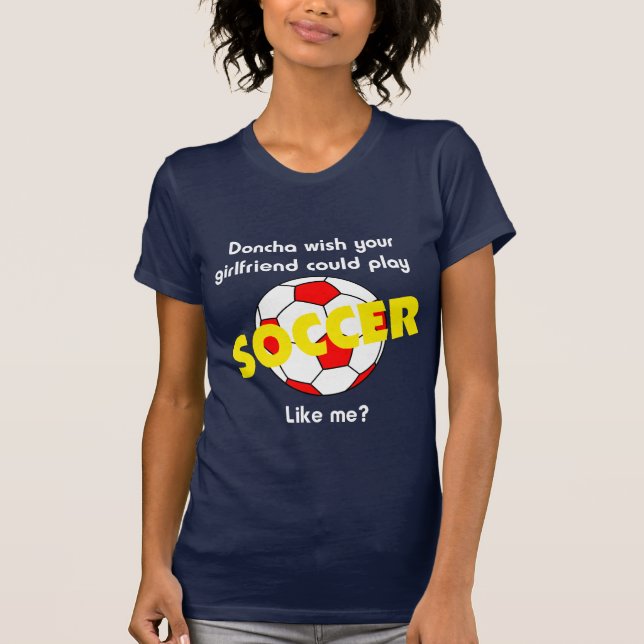 T-shirts SoccerChick Doncha (Frente)