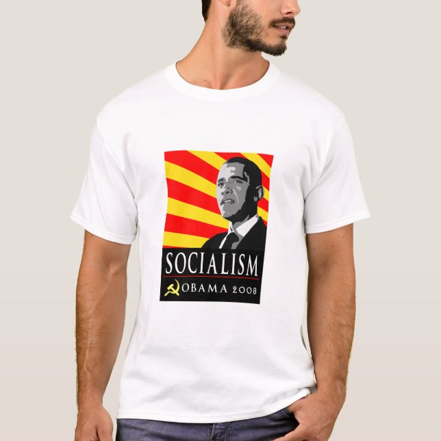 T-SHIRTS SOCIALISMO DE OBAMA (Frente)